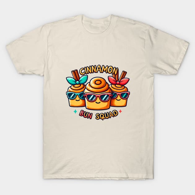 Cinnamon Bun T-Shirt by BukovskyART